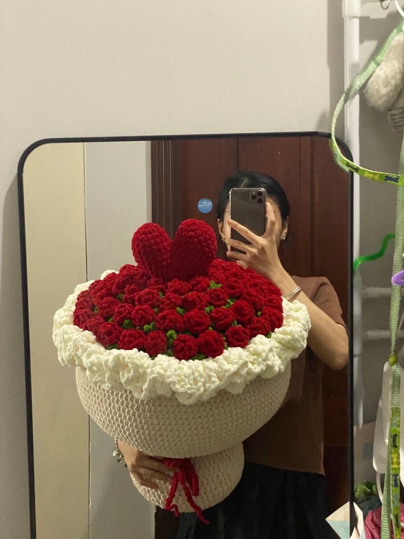 Bó hoa hồng 70 bông - 3